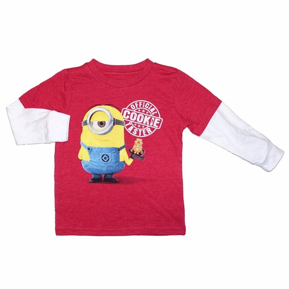 Minion Stuart official cookie taster long sleeve T-shirt - Picture 3 of 3